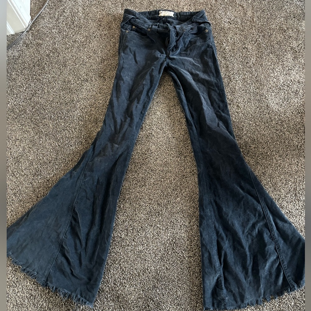 Free People Corduroy super flare pants